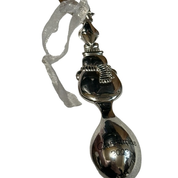 Hallmark Keepsake Baby's First Christmas Ornament 2003‎ Silver Plated Metal - Picture 6 of 6